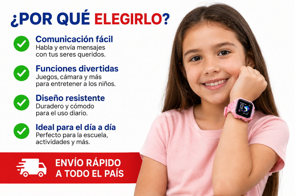 RELOJ PARA NIÑOS GPS LLAMADA Z10