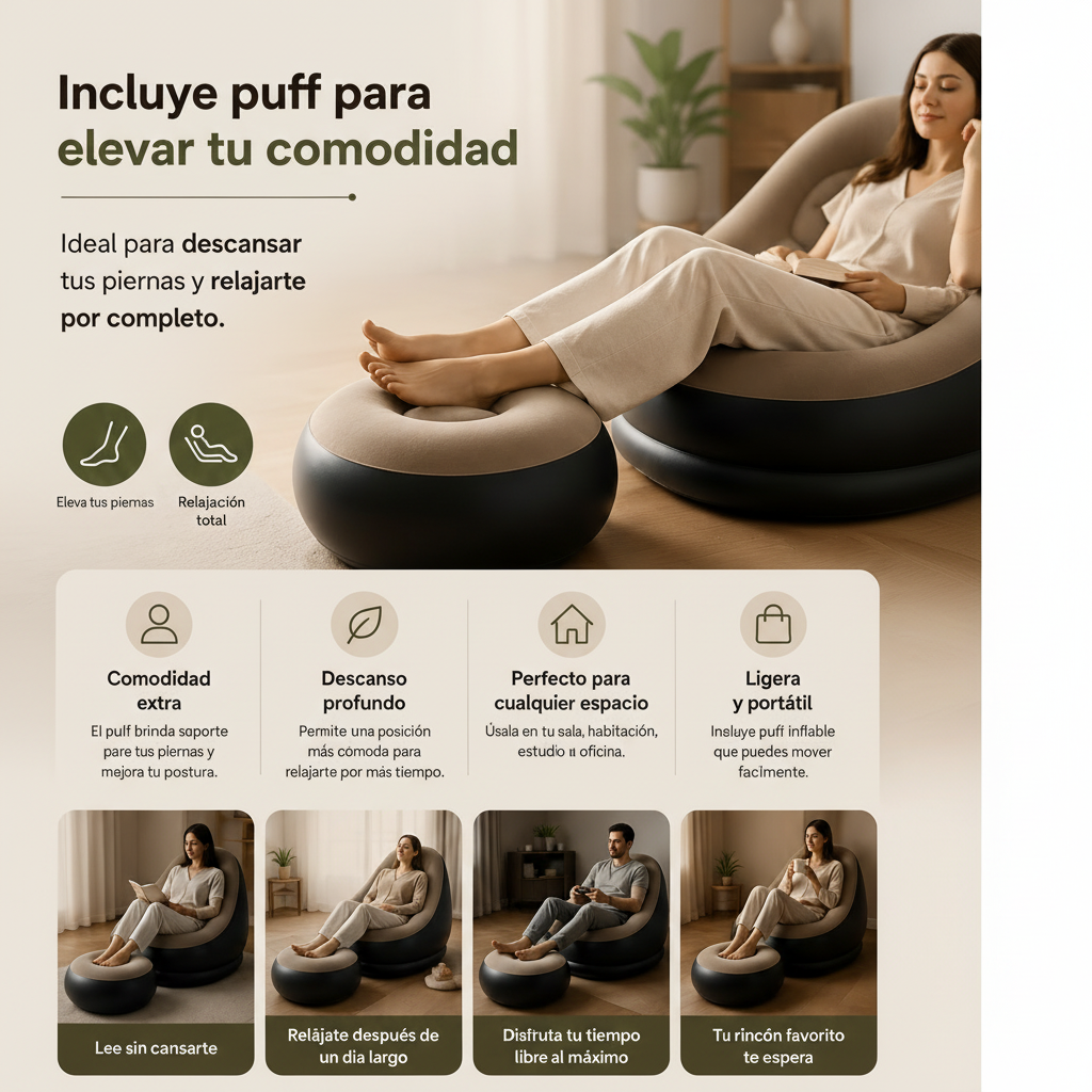 Sillón Nube™ con Puff