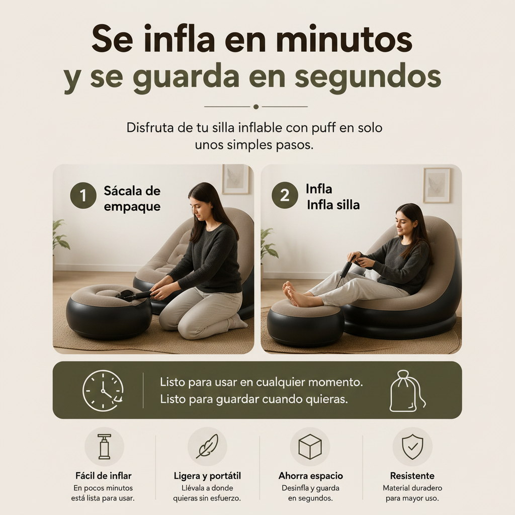 Sillón Nube™ con Puff