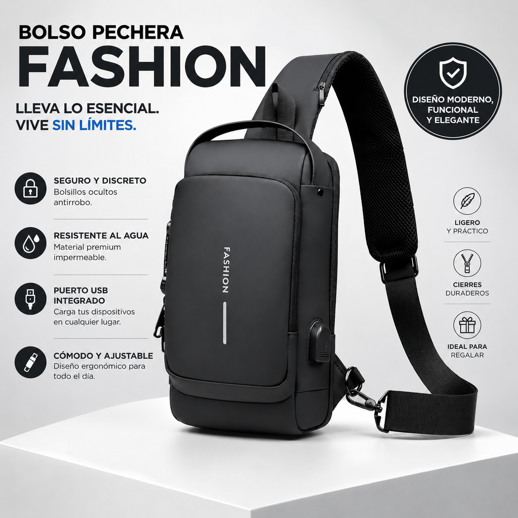 BANDOLERA ANTIRROBO PREMIUM