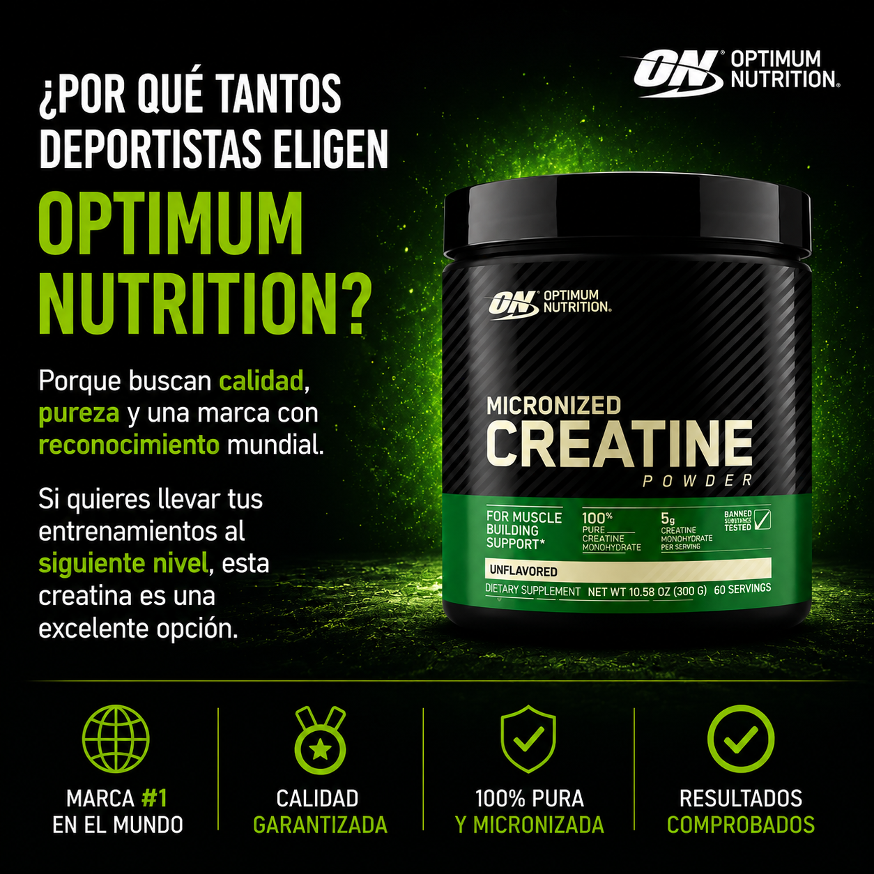 Optimum Nutrition Creatina Power 300 gr